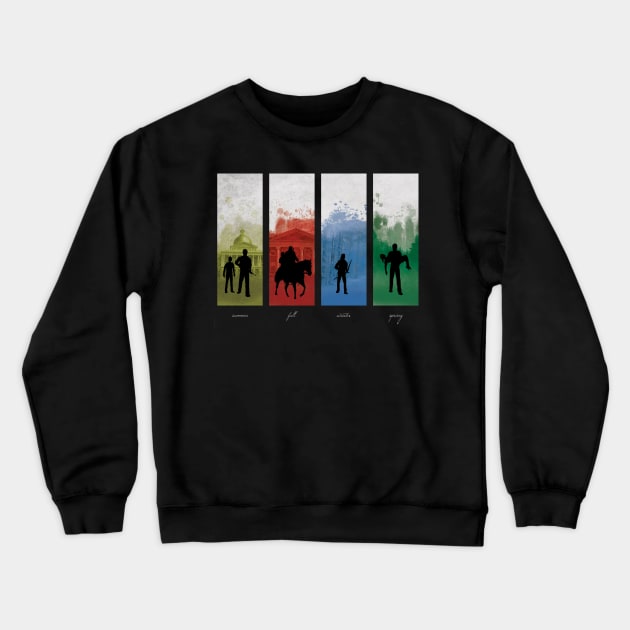 The Change of Seasons Crewneck Sweatshirt by patrickkingart